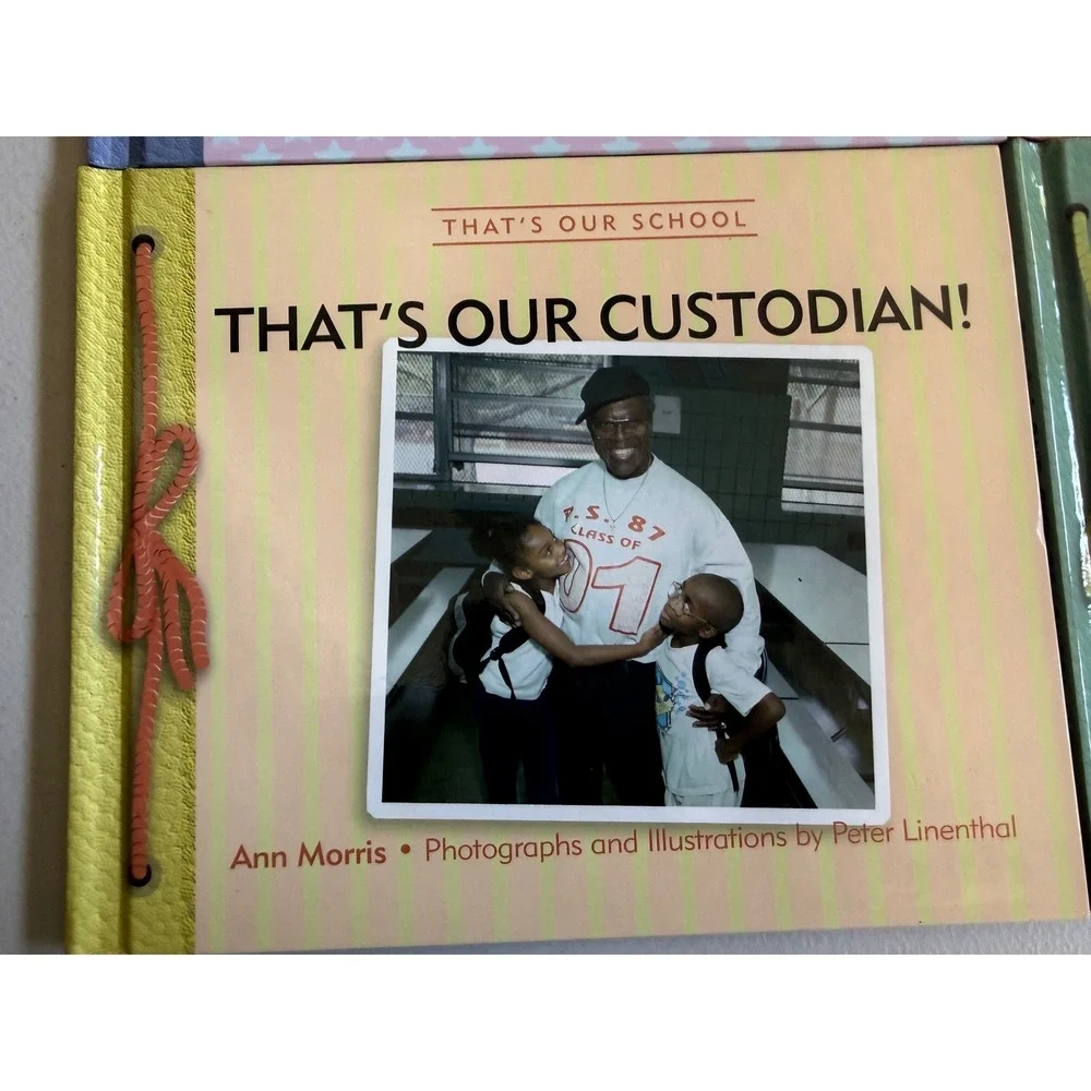 That's Our School Book Set Ann Morris Peter Linenthal Teacher Nurse Librarian 6p